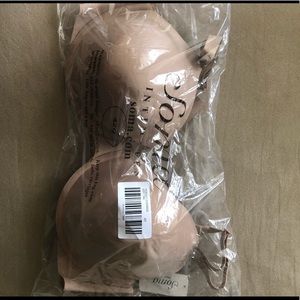 Soma New Vanishing 360 Bra NWT 42C Soft Tan